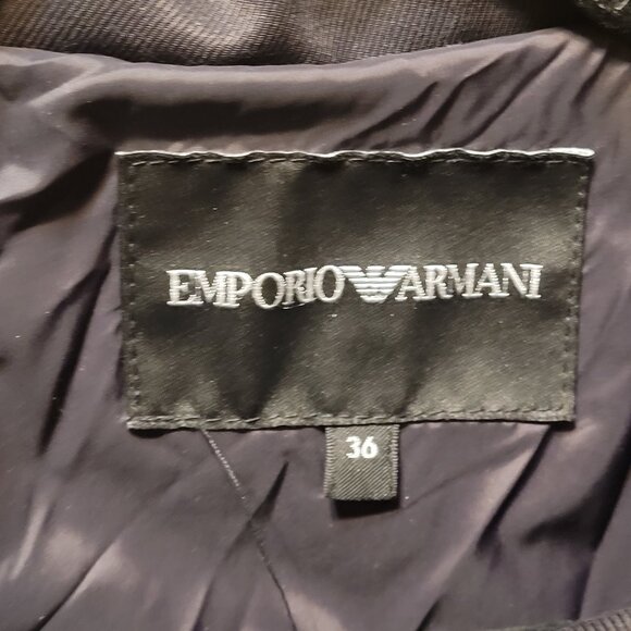 Emporio Armani Womens Jacket Size 36. Same Day Shipping. - Picture 2 of 3